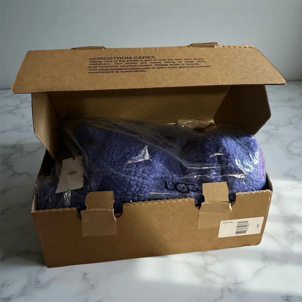 NWT UGG XL Gertrude Short Lupine BNIB - Picture 7 of 7